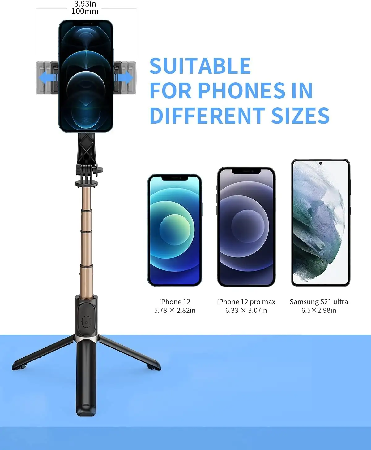ZIZUTTIN Gimbal Stabilizer with Selfie Stick - 61ffemcdpds._ac_sl1500_